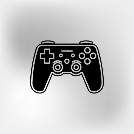 vector illustration of a joystickのイラスト素材