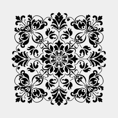 vector illustration of floral elementsのイラスト素材