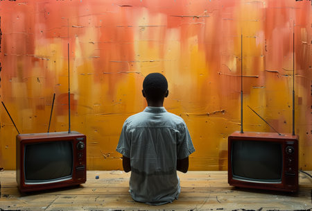 man in the art roomの素材