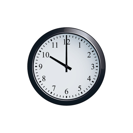 Wall clock set at 10 o'clockのイラスト素材