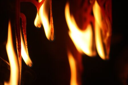 fire melts 2の写真素材