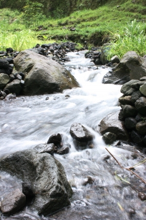 unspoiled landscapes and soothing in some places in Indonesiaの写真素材