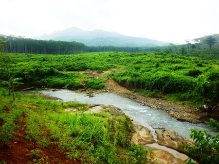 Kelet natural scenery in the area close to the beach Mandalika and the Portuguese fort in Jepara,...