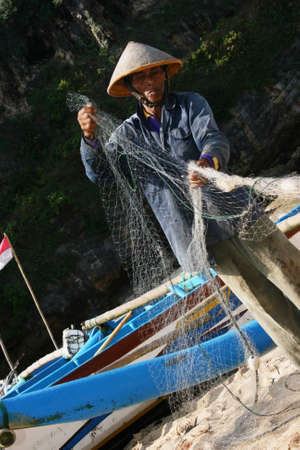Ngrenehan beautiful beach located in wonosari, Yogyakarta, Indonesiaのeditorial素材