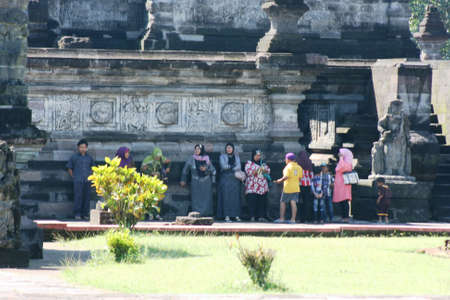 Penataran temple located in Blitar east java indonesiaのeditorial素材