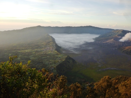 Mount Bromo National Park, east Java, Indonesiaの写真素材