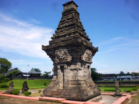 Penataran temple located in Blitar east java indonesiaの写真素材
