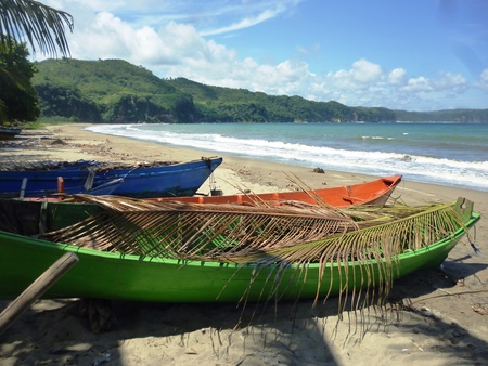 sene beautiful beaches in the city tulungagung , East Java , Indonesiaの写真素材