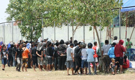 bird caes with competitions during famous local birds sound contest in indonesia