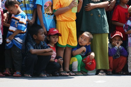 BLORA, INDONESIA - November 1, 2014: archipelago barongan festival held royally by presenting various types barongan of various ethnicities and tribes on November 1, 2014 in Indonesia.のeditorial素材