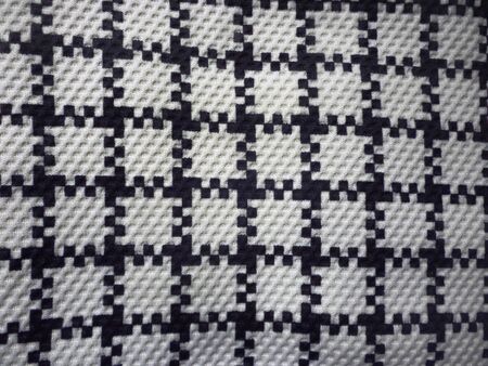 closeup pattern texture of general traditional textile style native from fabric weaveの写真素材