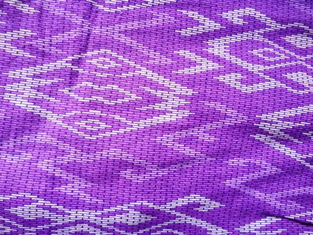 closeup pattern texture of general traditional textile style native from fabric weave