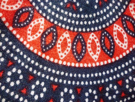 closeup pattern texture of general traditional textile style native from fabric weave