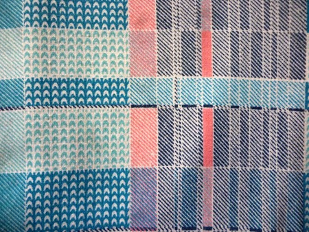 closeup pattern texture of general traditional textile style native from fabric weave