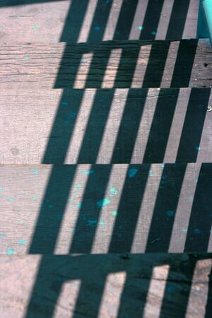 Concrete stair with shadowの写真素材