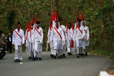 Blora, Central Java, Indonesia. 25/09/2016: Indonesian Culture carnival to commemorate the...