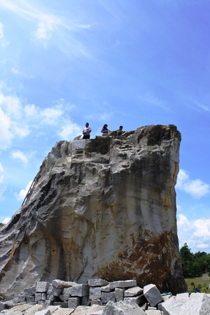 the Breksi Cliffs, Yogyakartaのeditorial素材