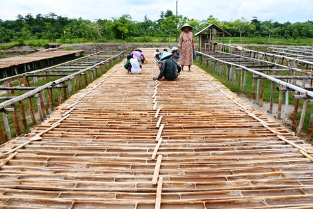 salt maker in Jono village, Grobogan, Central Java, indonesiaのeditorial素材