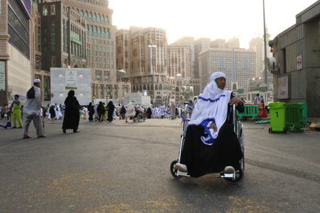 arounding Masjid Al-Haram and the street photo in saudi arabiaのeditorial素材