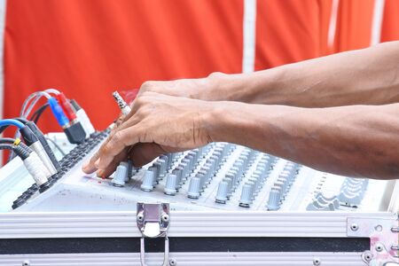 Muslim wedding ceremony is a sacred Javanese in Central Javaの写真素材