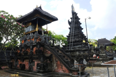 Mayura temple at Mataram, Lombok, Indonesiaのeditorial素材