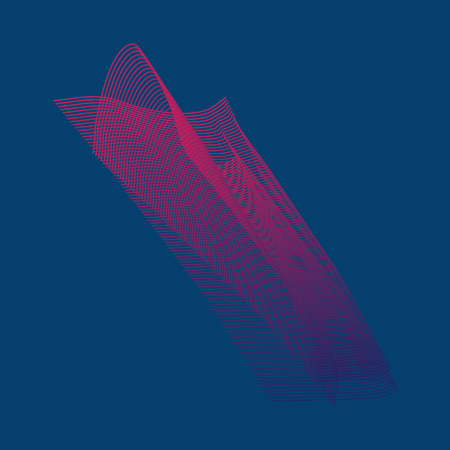 abstract wavesの写真素材