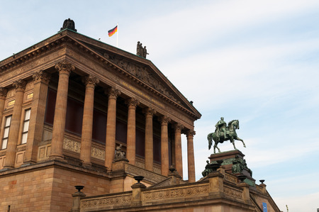 The Alte Nationalgalerie or Old National Gallery is one of the five museums on Berlin's Museum Island.のeditorial素材