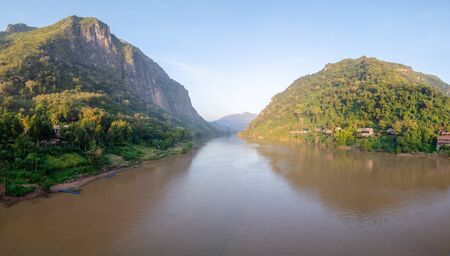 The town of Nong Khiaw straddles the Ou River in Luang Prabang province. It is a destination for...