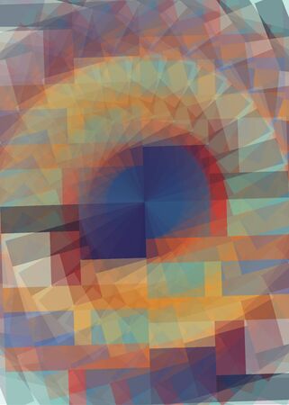 Colorful square poster backgroundのイラスト素材