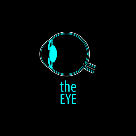 Eye logo backgroundのイラスト素材