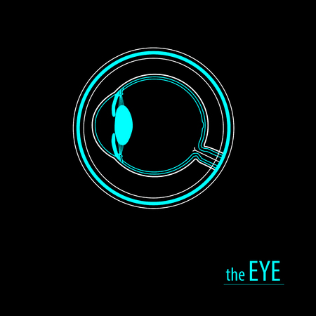 Eye logo background for businessのイラスト素材