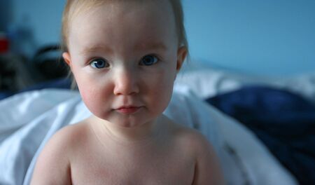 Portrait of a beautiful baby girl