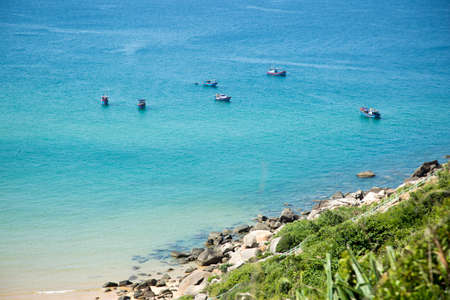 Vietnam Phu yen Bay fishermenの写真素材