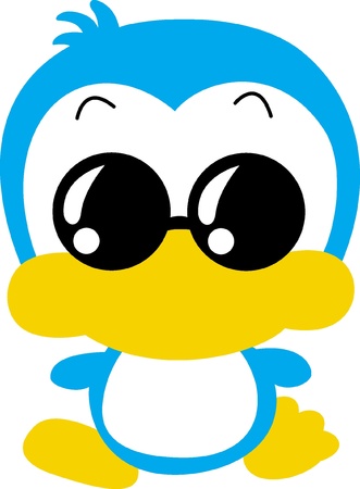 vector animals duckのイラスト素材