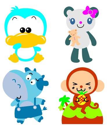 images of animals vectorのイラスト素材