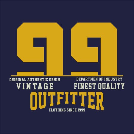 graphic vintage finest quality for shirt and printのイラスト素材