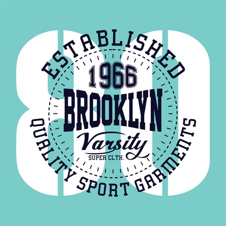Graphic design alphabet, numbers and typography for shirt and printのイラスト素材