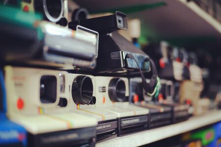 Old camera shopのeditorial素材