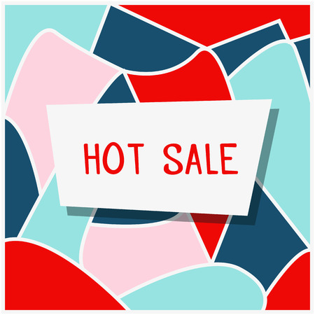 Sale banner abstract geometricのイラスト素材