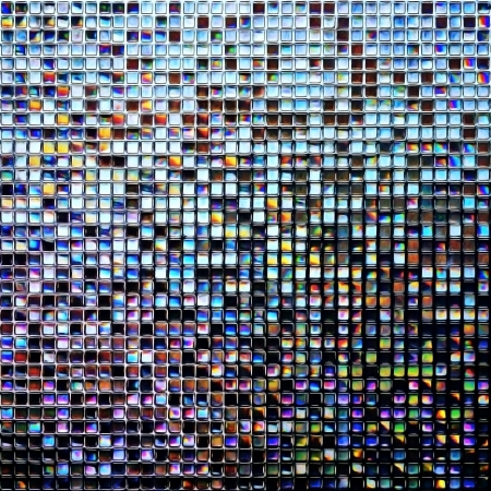 Colorful glass tiles texture backgroundの写真素材