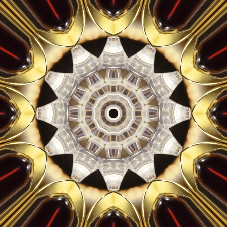 Crystal oriental ornament vintage texture backgroundの写真素材