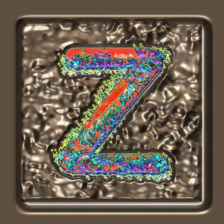 Alphabet, Font chocolate design の写真素材