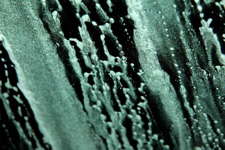 one abstract background made of water foamの写真素材