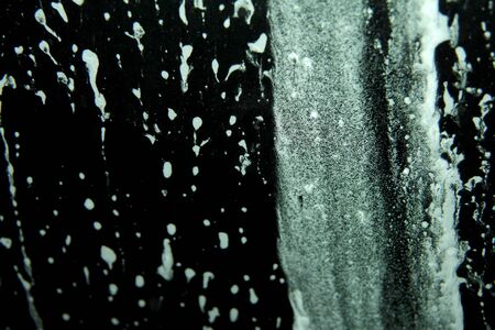 one abstract background made of water foamの写真素材