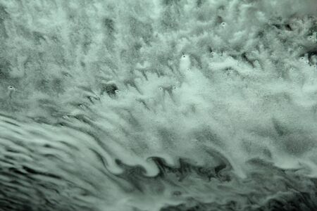 one abstract background made of water foam	