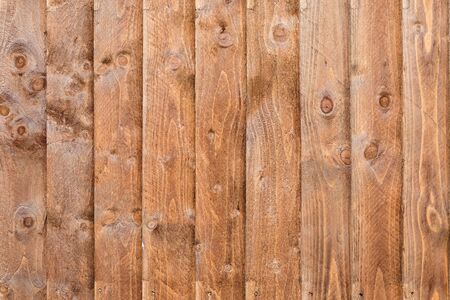 Solid wooden fence, creating a nice clean patternの写真素材