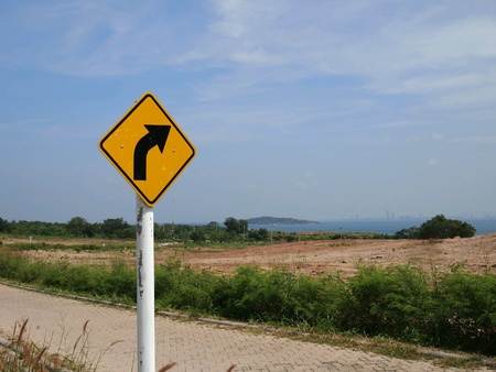 turn right signの素材