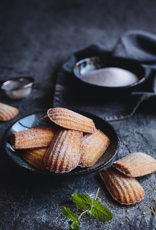 Madeleine - homemade traditional French small cakesの写真素材