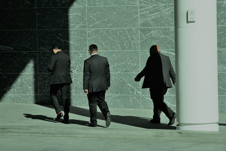 Men in Suitsの写真素材