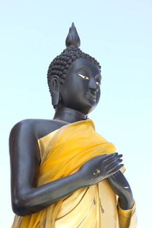 Buddha statues at the temple public Thailandの写真素材